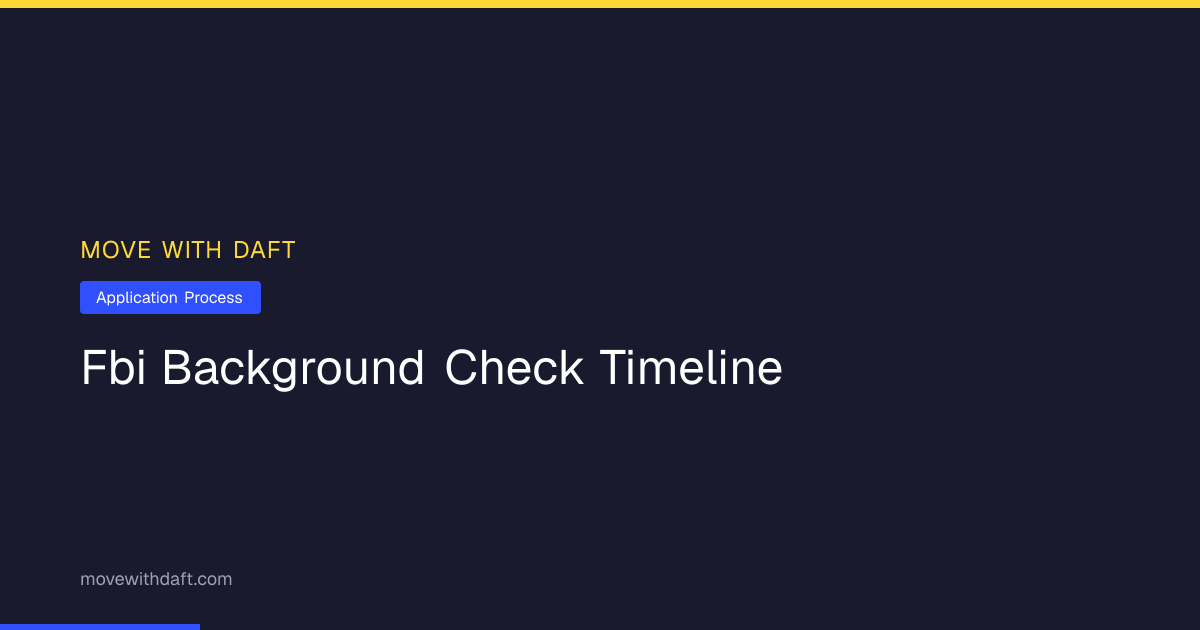 How Long Does the FBI Background Check Really Take?