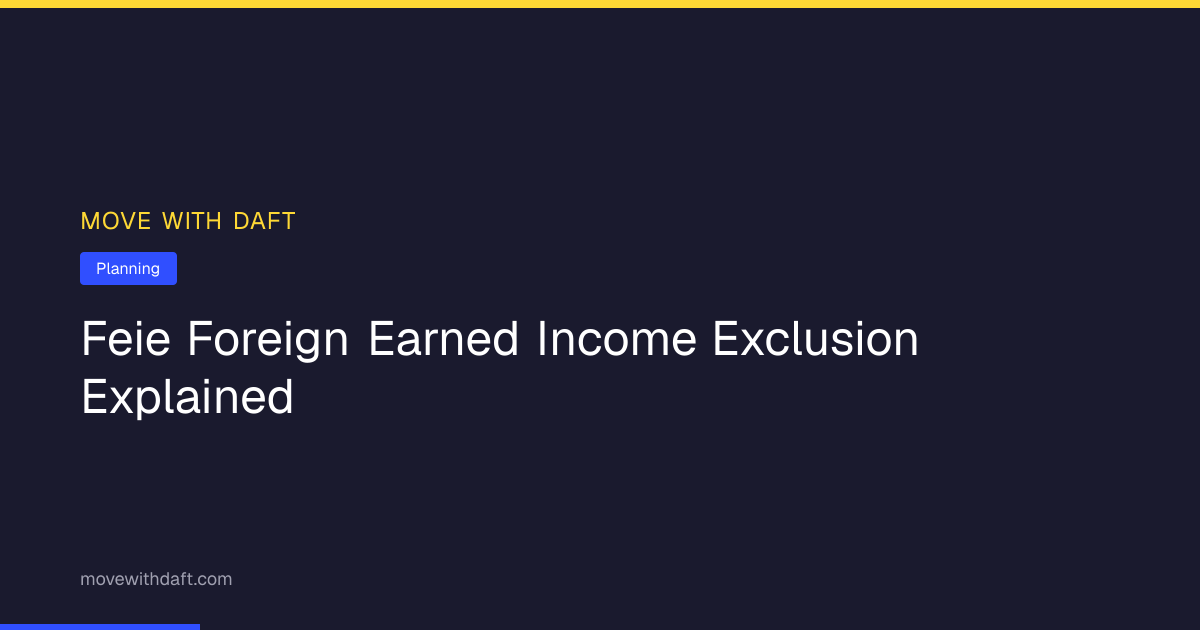 FEIE: Foreign Earned Income Exclusion for US Expats